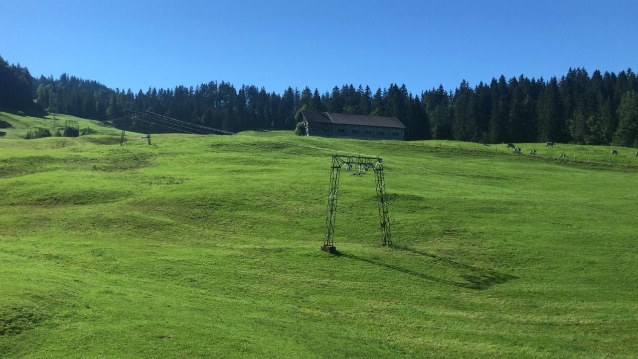 Ferienwohnung Morgentau Am Rande Der Wildnis Sibratsgfäll エクステリア 写真