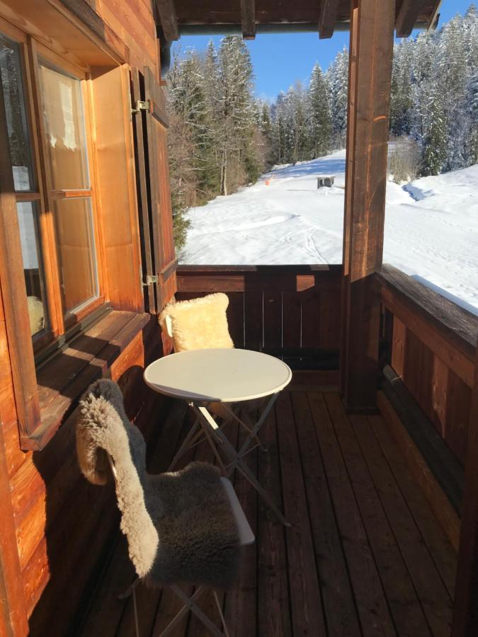 Ferienwohnung Morgentau Am Rande Der Wildnis Sibratsgfäll エクステリア 写真