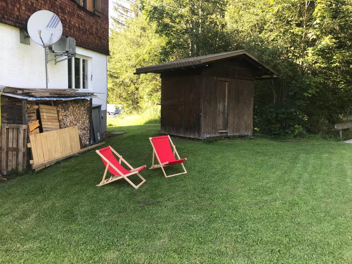 Ferienwohnung Morgentau Am Rande Der Wildnis Sibratsgfäll エクステリア 写真