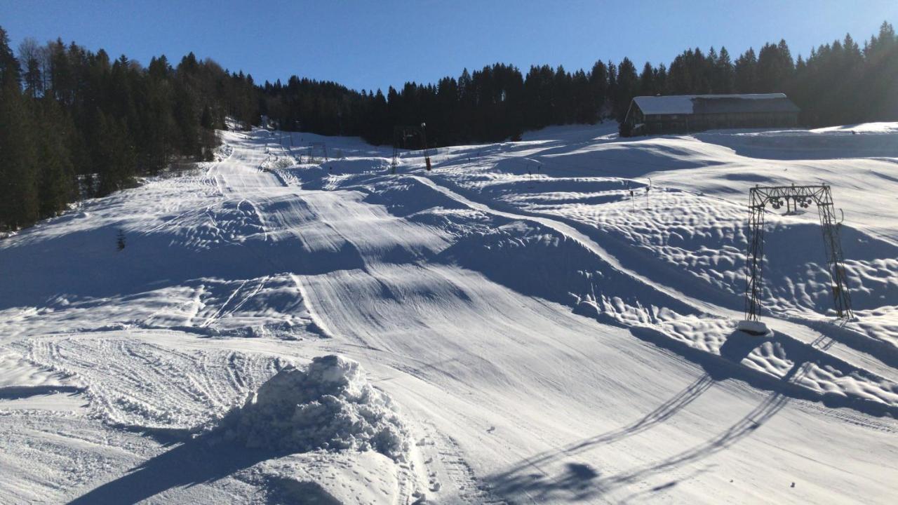 Ferienwohnung Morgentau Am Rande Der Wildnis Sibratsgfäll エクステリア 写真