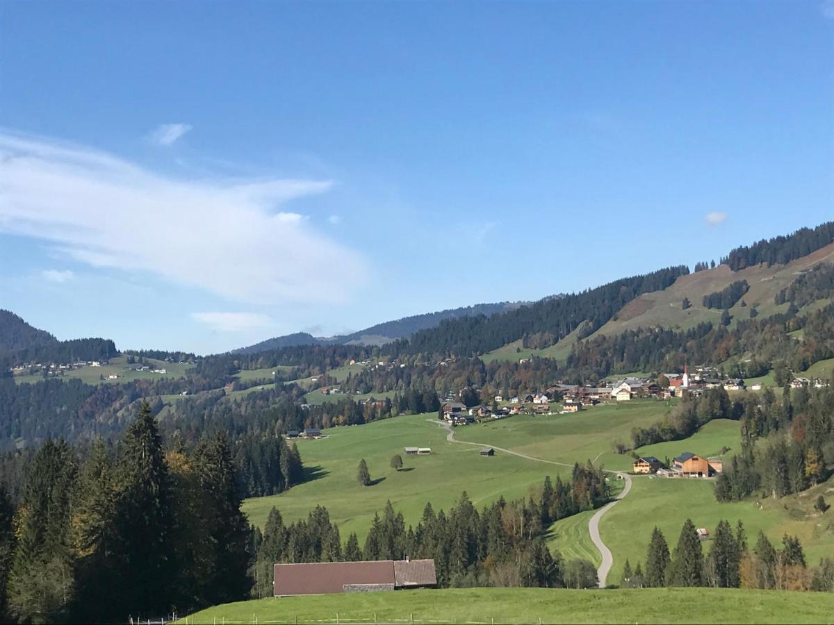 Ferienwohnung Morgentau Am Rande Der Wildnis Sibratsgfäll エクステリア 写真
