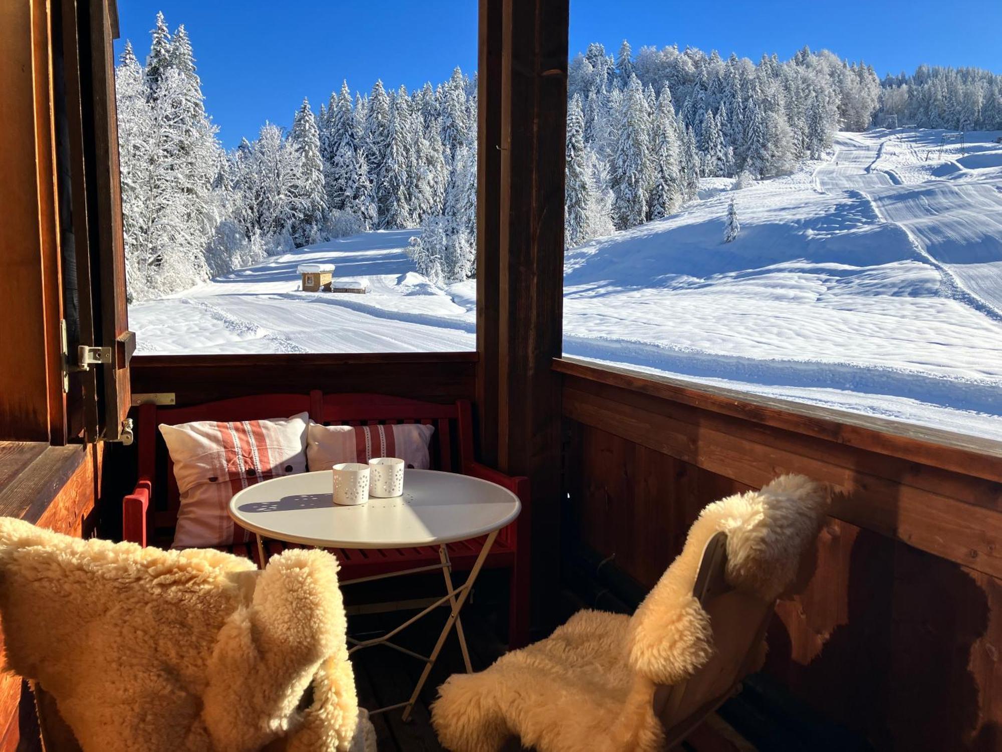 Ferienwohnung Morgentau Am Rande Der Wildnis Sibratsgfäll エクステリア 写真